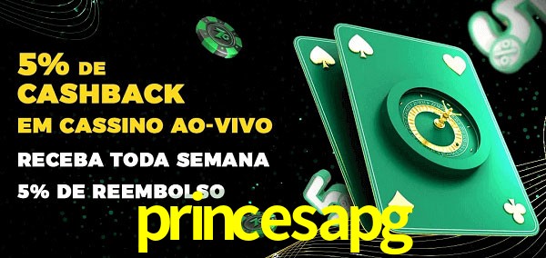 Promoções do cassino ao Vivo princesapg
